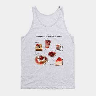 Strawberry Hunting Plan Tank Top